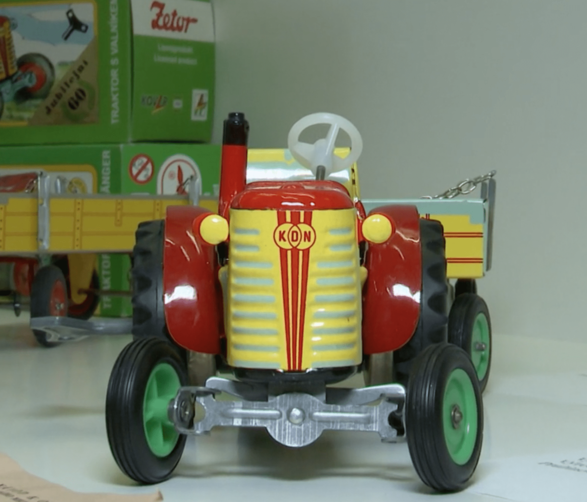 Mezi nejoblíbenější exponáty patří traktory.