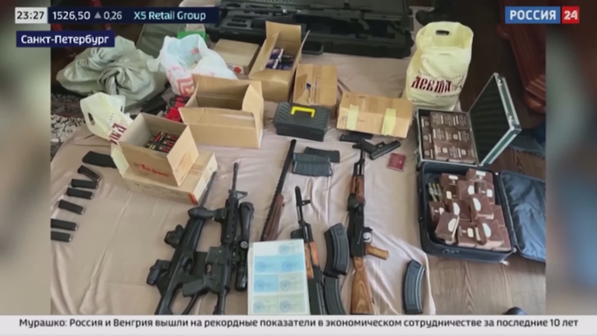 Záběry ruské televize ze zásahu do sídla Jevgenije Prigožina těsně po červnovém pokusu o puč