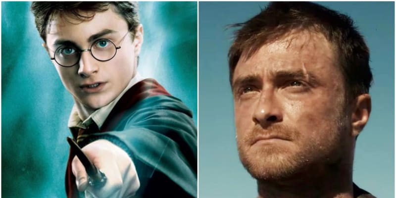 Daniel Radcliffe v Harry Potterovi a v seriálu Nebe s.r.o.
