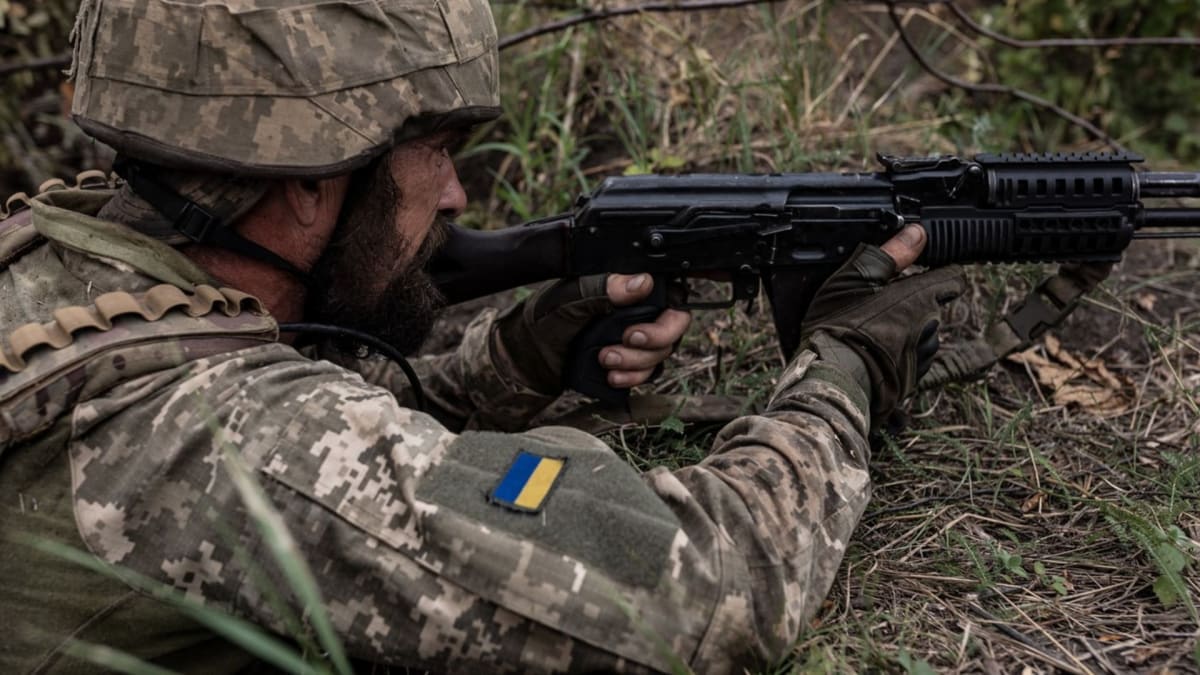 Ukrajinský voják (ilustrační foto)