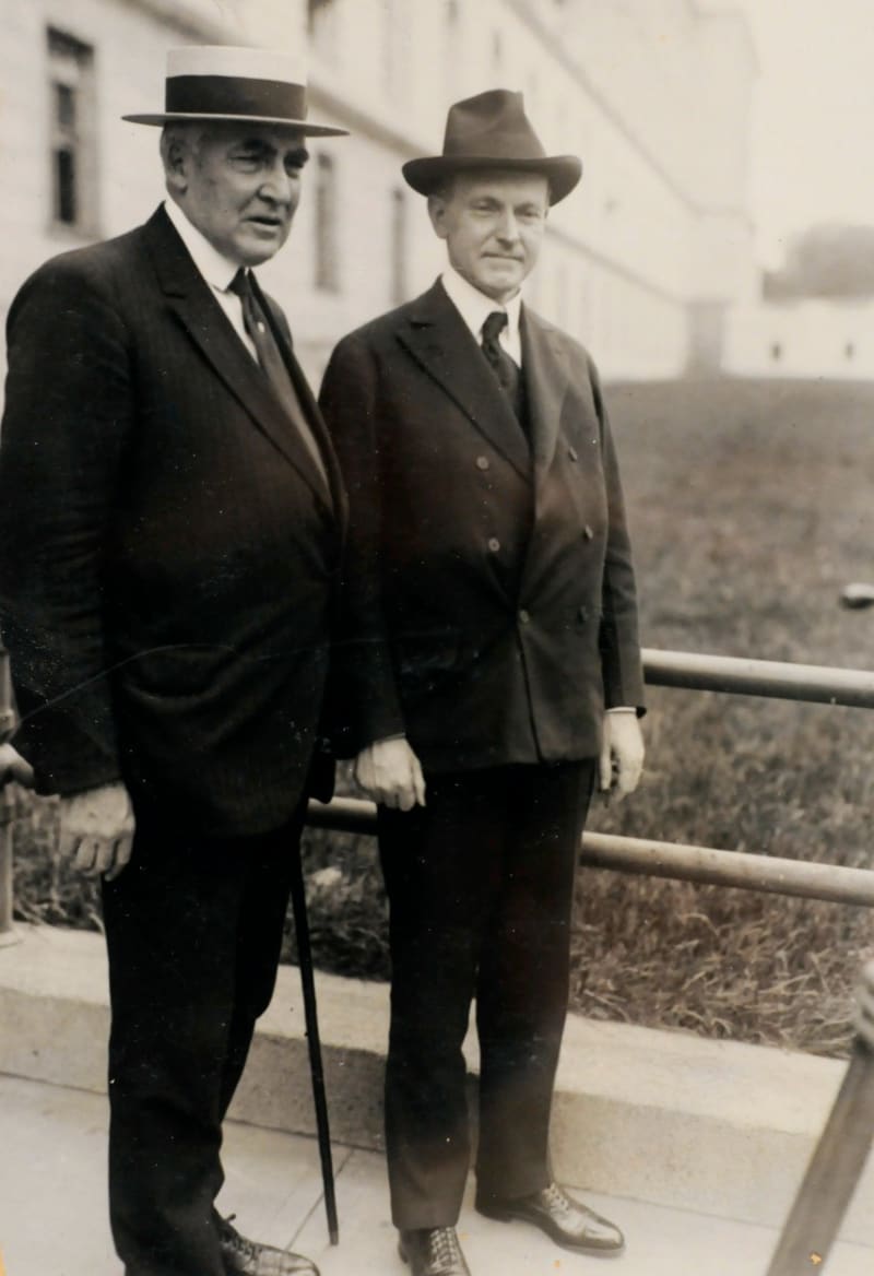 Prezident Harding se svým nástupcem, Calvinem Coolidgem