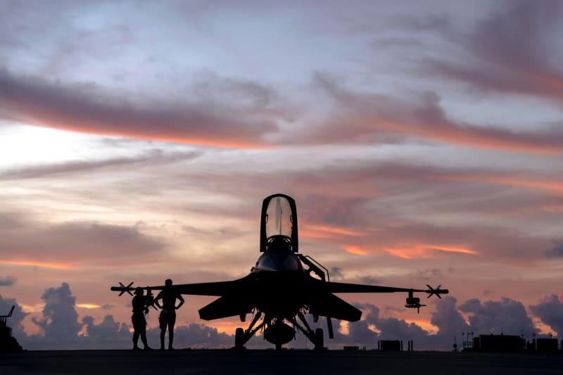 F-16 na základně Key West na Floridě