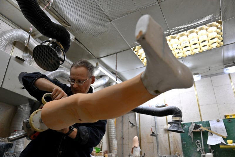 Protéza připravená na ukrajinské klinice