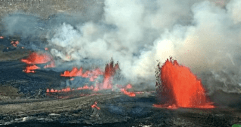 Havajská sopka Kilauea se potřetí v tomto roce předvedla erupci.