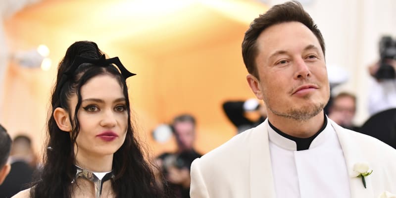 Elon Musk se zpěvačkou Grimes