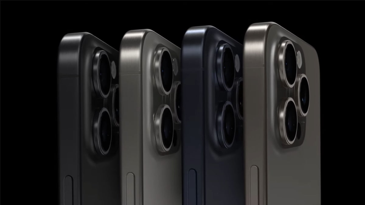 iPhone 15 pro je nově z titanu, a to ve čtyřech odstínech