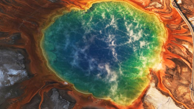 Yellowstone je proslulý vulkanickou aktivitou