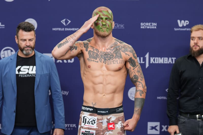 Český zápasník a voják Dominik Humburger