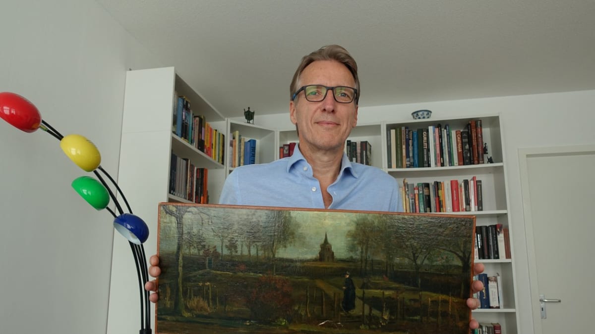 Van Goghův nalezený obraz Farní zahrada v Neunenu