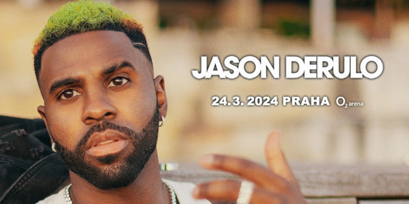 Americký zpěvák Jason Derulo v březnu 2024 zahraje v pražské O2 areně.