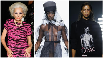 Monokl, starší ženy i africké kořeny. London Fashion Week je plný extravagance