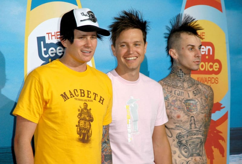 Blink 182 na udílení cen Teen Choice Awards v roce 2004