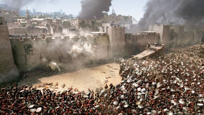 V klíčové bitvě o Jeruzalém křesťané šest dní drtivě vyhrávali. Saladin pak změnil taktiku
