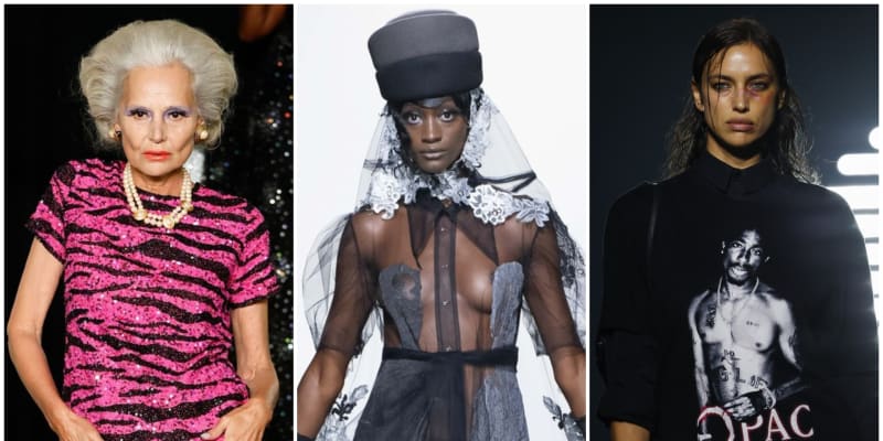 London Fashion Week nabídl přehlídky plné extravagance.