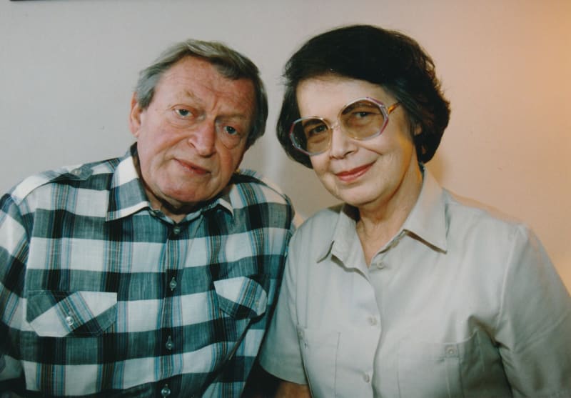 Martin Růžek s milovanou manželkou Milenou
