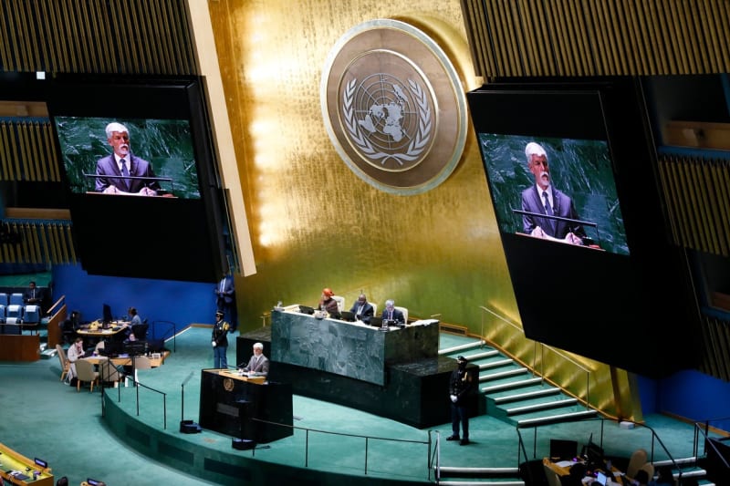 Prezident Pavel na VS OSN odsoudil vojenské aktivity Číny u Tchaj-wanu.