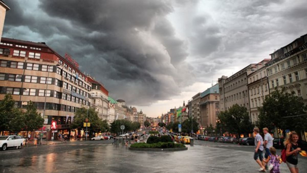 Bouřky v Praze