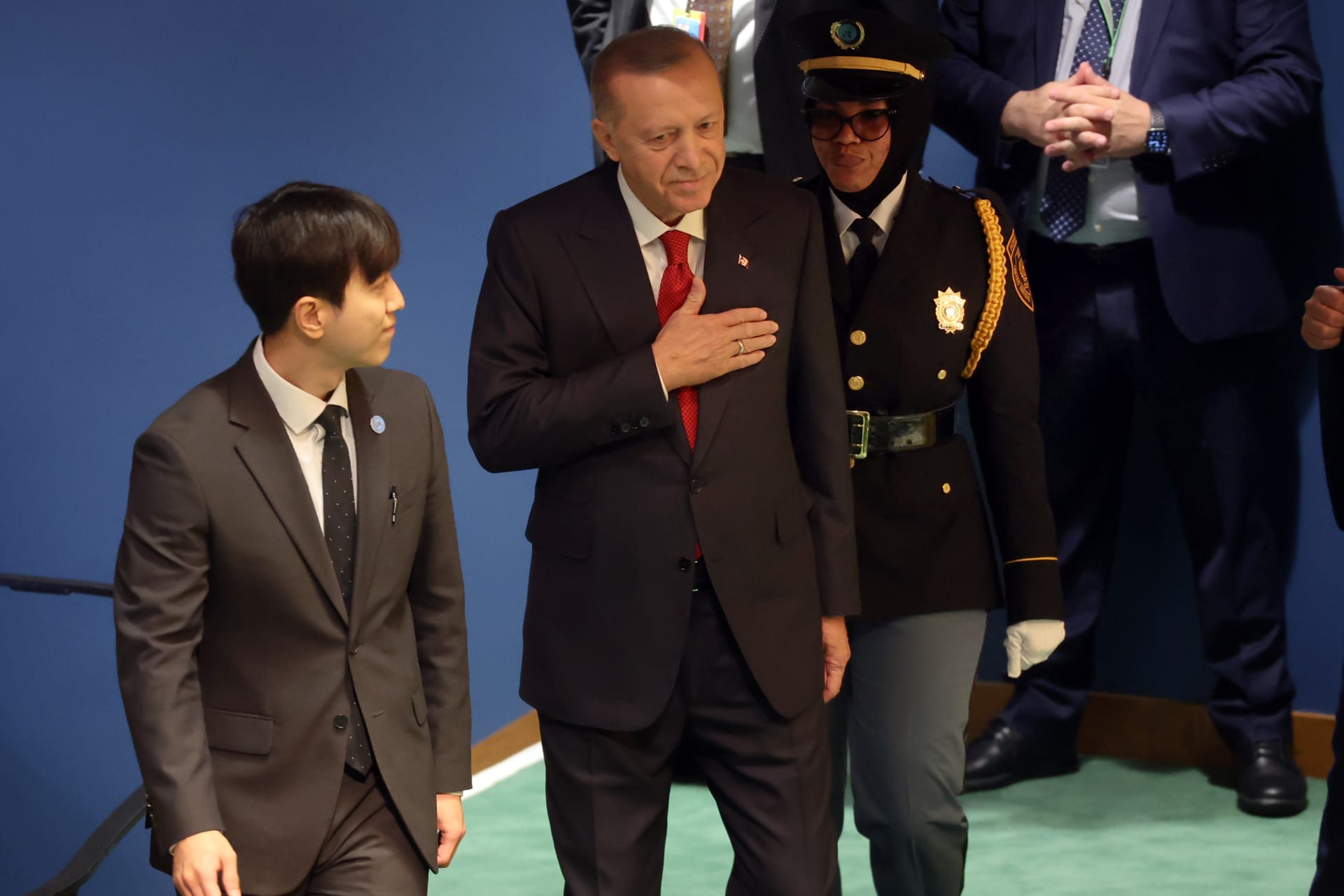 Erdogan na Valném shromáždění OSN (19. 9. 2023)