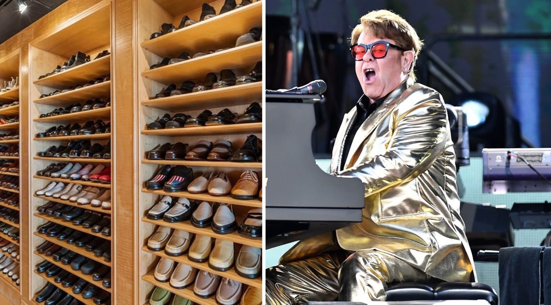 Elton John má botník, který by mu mohla závidět nejedna modelka. 