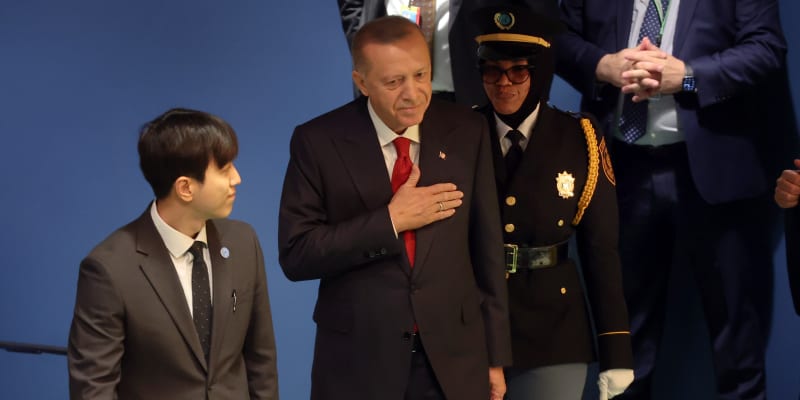 Erdogan na Valném shromáždění OSN (19. 9. 2023)
