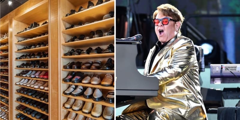 Elton John má botník, který by mu mohla závidět nejedna modelka. 