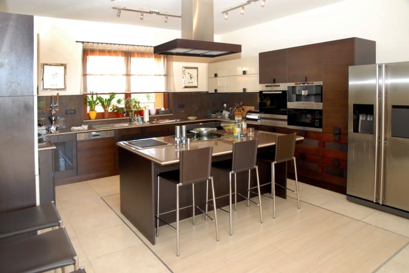 Kuchyň je moderně vybavená. 