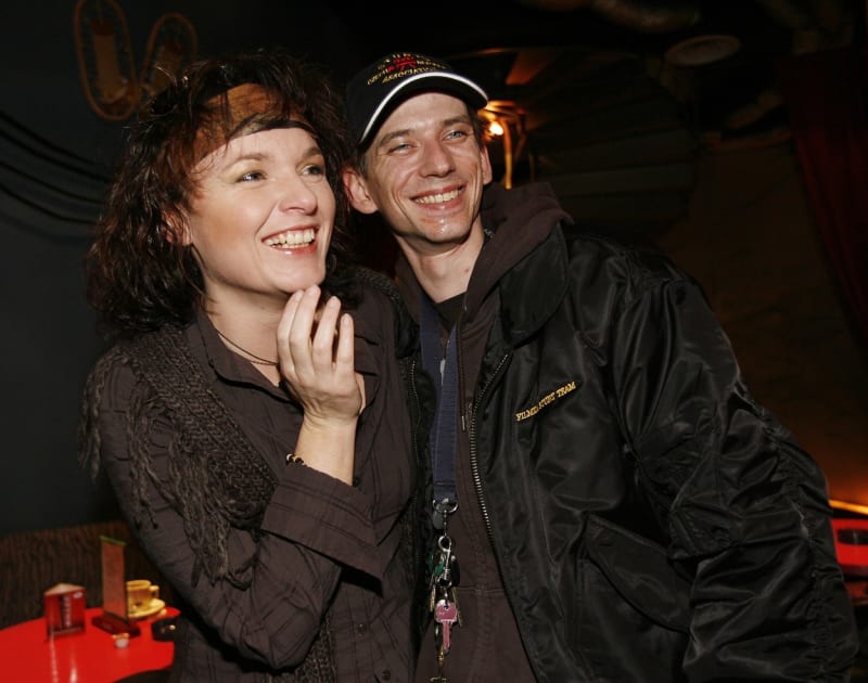 Barbora Munzarová s režisérem Jiřím Strachem. 