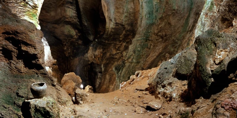 Penězokazecká dílna v Koněpruských jeskyních