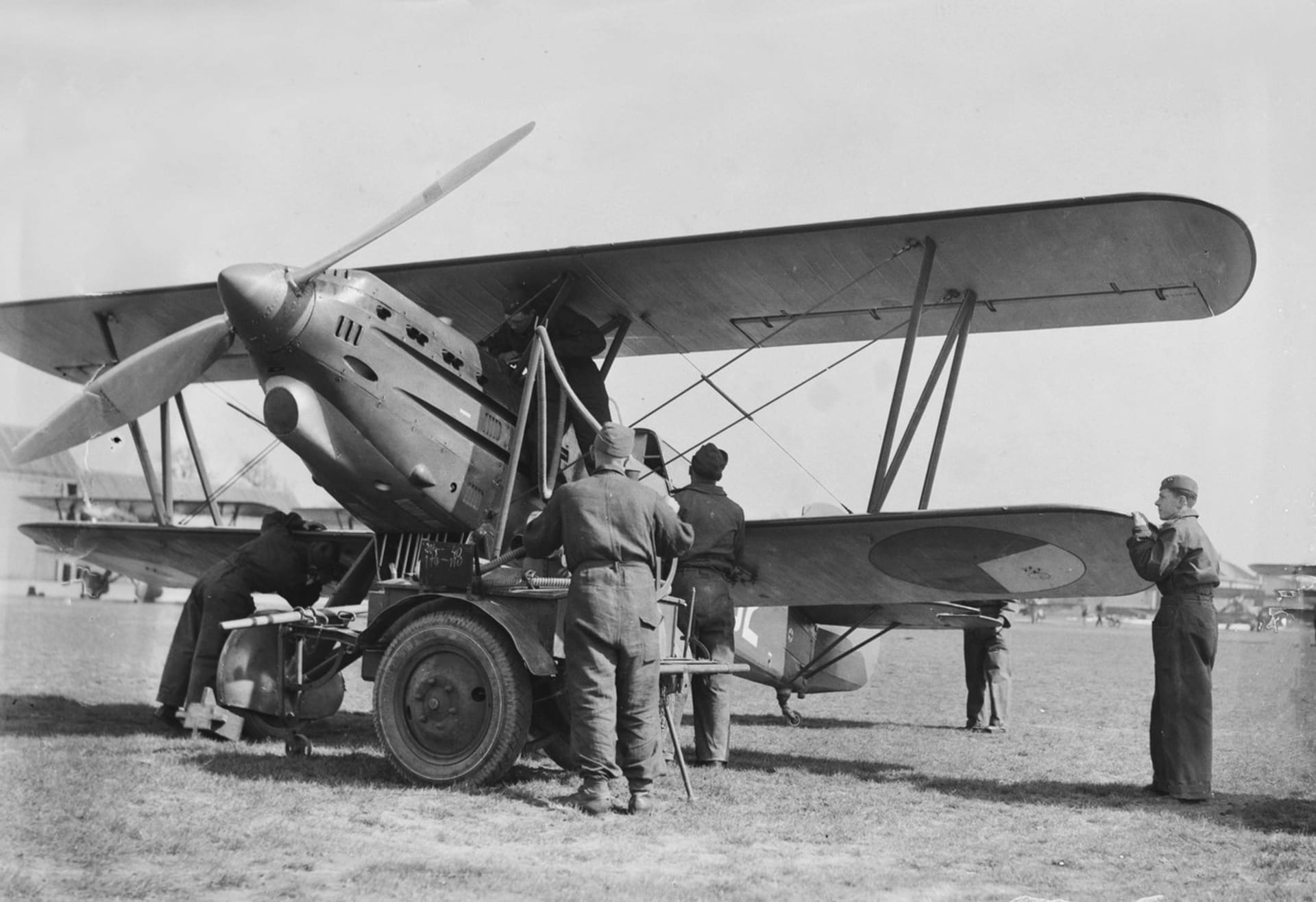 Avia B.534 v péči mechaniků