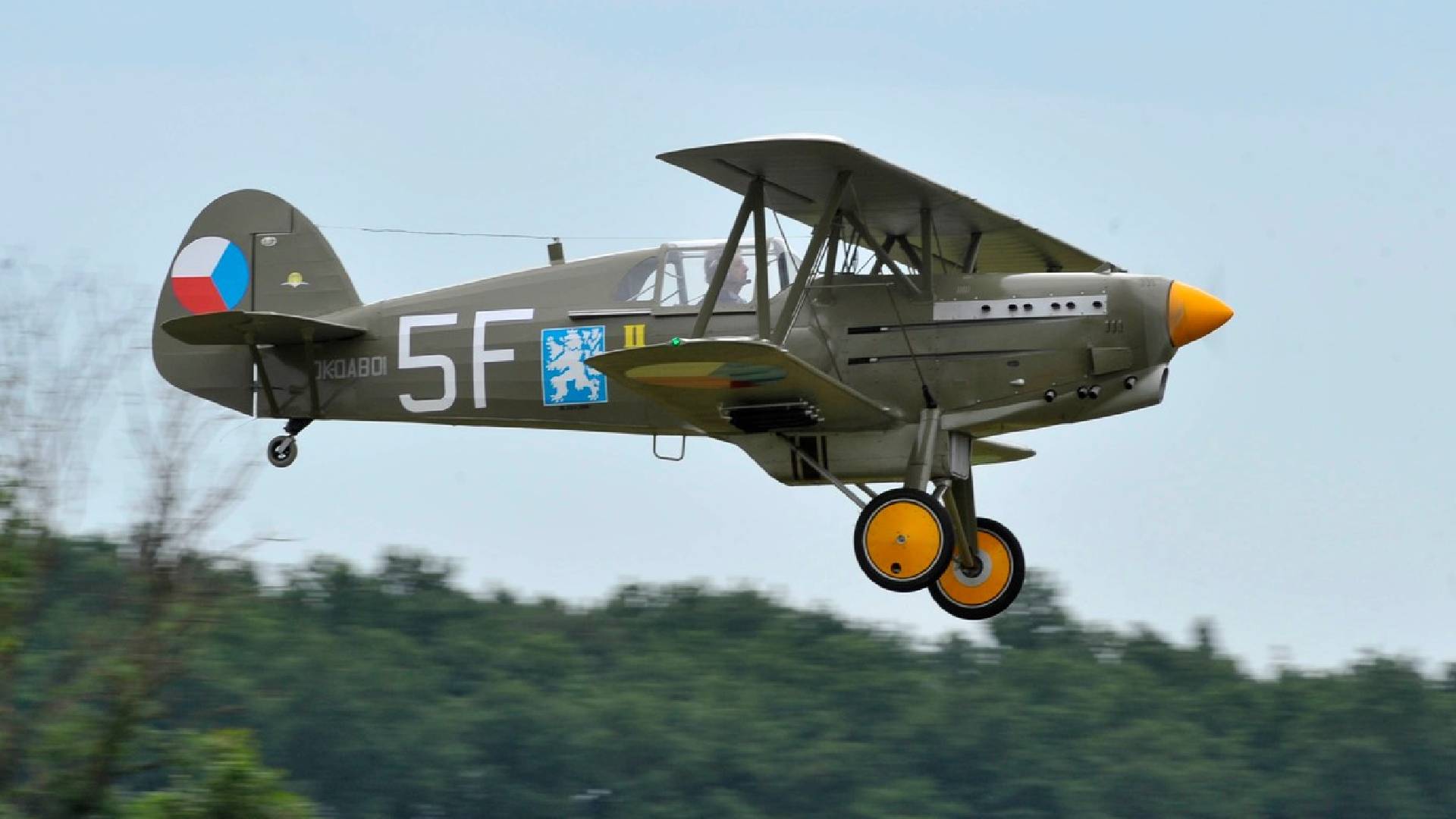Funkční replika stíhacího letounu Avia B.534