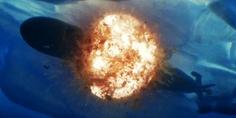 Exploze ponorky (ilustrační foto)