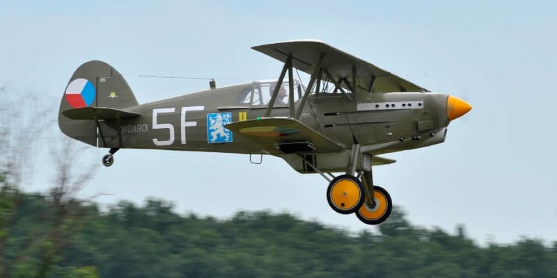 Funkční replika stíhacího letounu Avia B.534