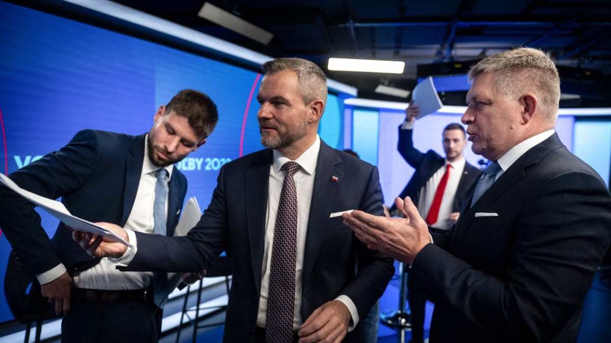 Předvolební debata slovenských politiků