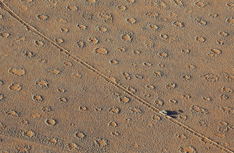Vílí kruhy v Namíbii