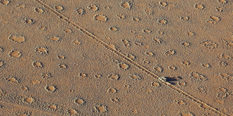 Vílí kruhy v Namíbii