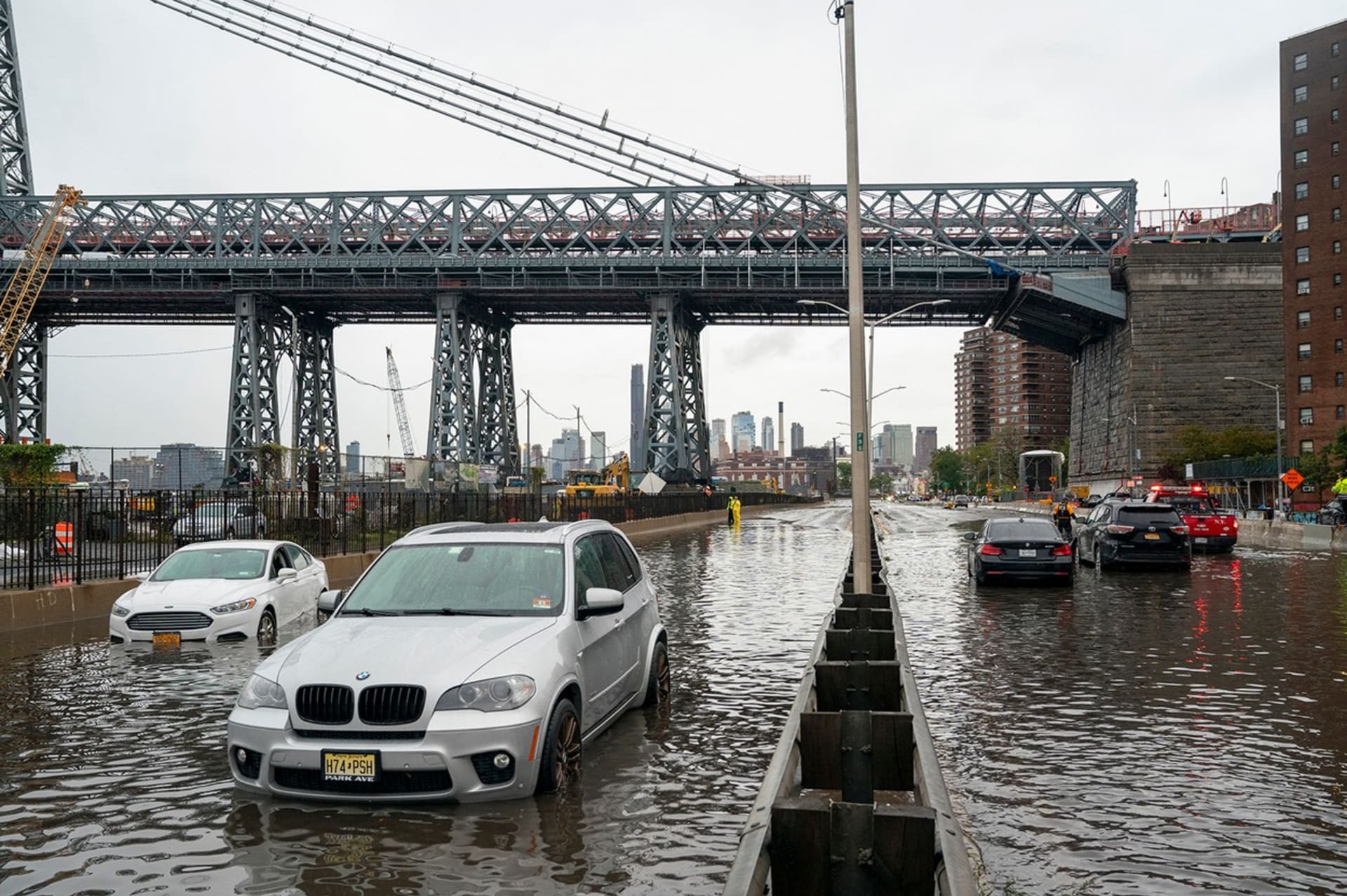 New York zasáhly extrémní záplavy.