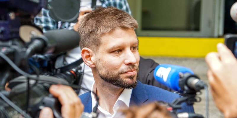 Předseda Progresivního Slovenska (PS) Michal Šimečka