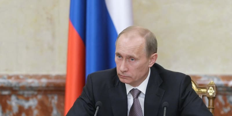 Vladimir Putin na snímku z roku 2010