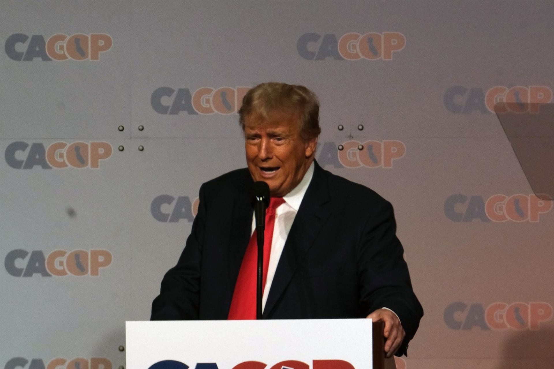 Bývalý americký prezident Donald Trump na setkání republikánů v kalifornském Anaheimu
