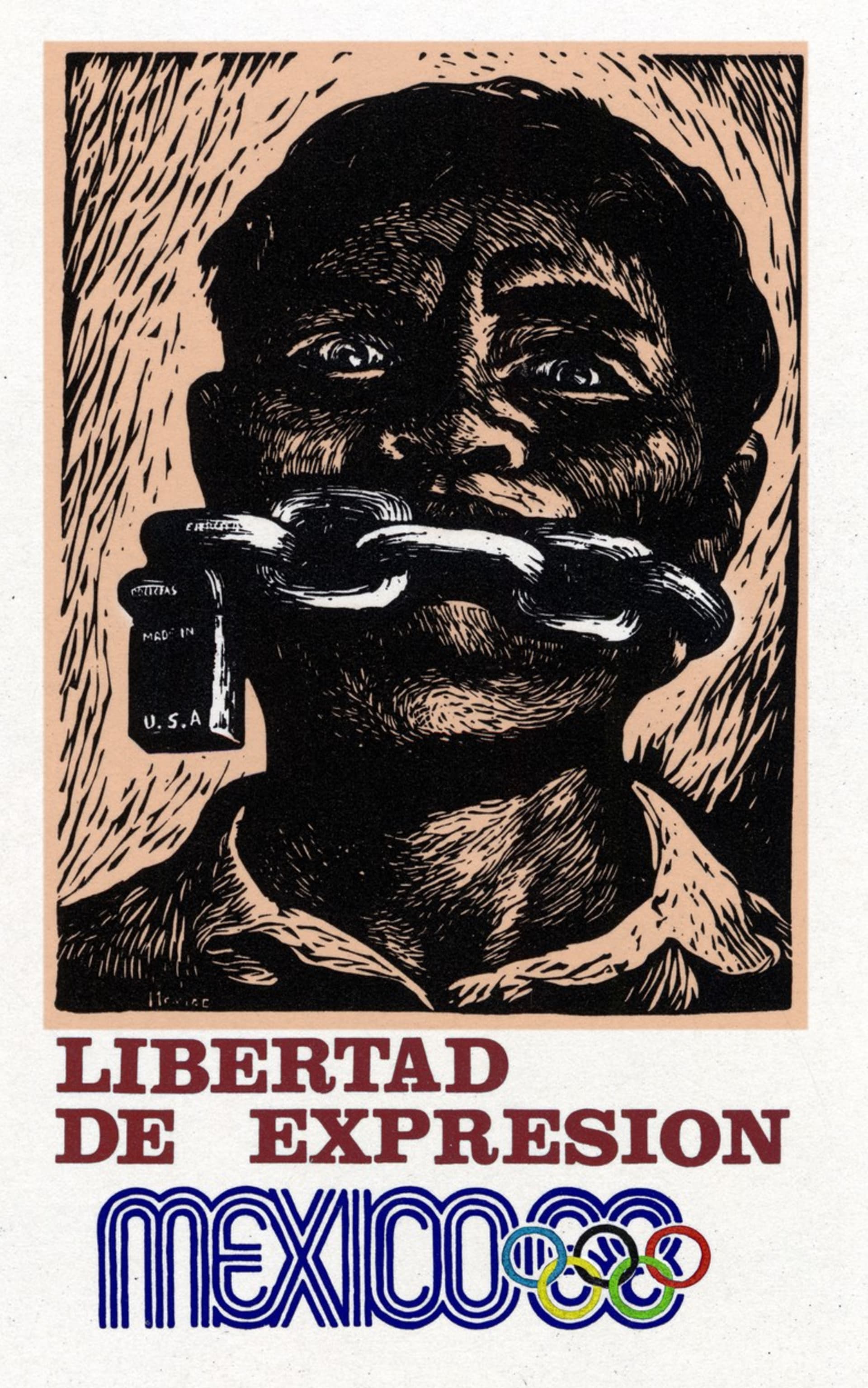Plakát k protestům, říjen 1968