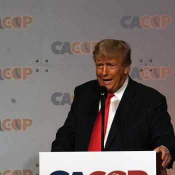 Bývalý americký prezident Donald Trump na setkání republikánů v kalifornském Anaheimu