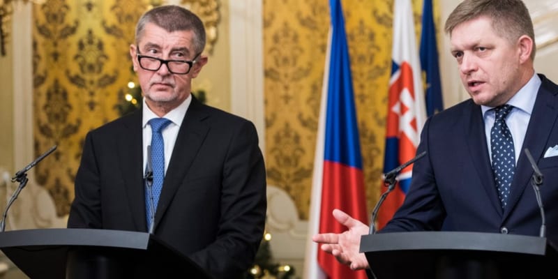 Andrej Babiš a Robert Fico