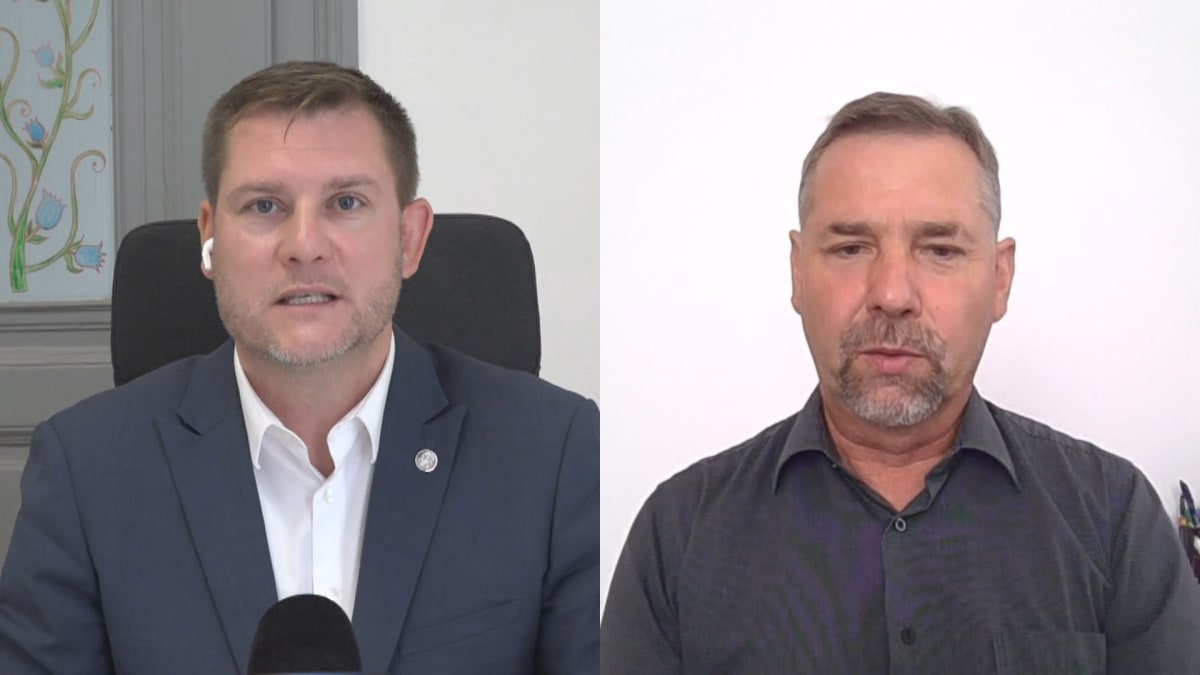 Poslanci Petr Letocha (STAN) a Radek Koten (SPD)