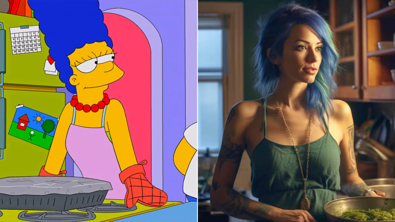 Jak by vypadali realističtí Simpsonovi?