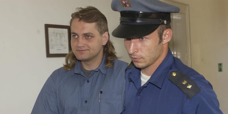 Odsouzený vrah Pavel Záruba v roce 2003