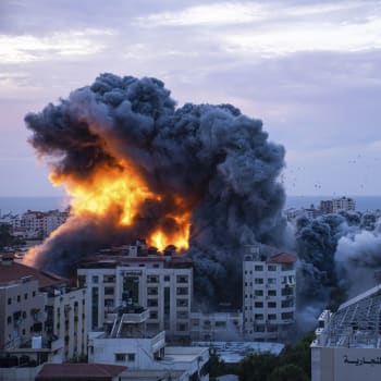Odvetný útok Izraelců v Gaze (7.10.2023)