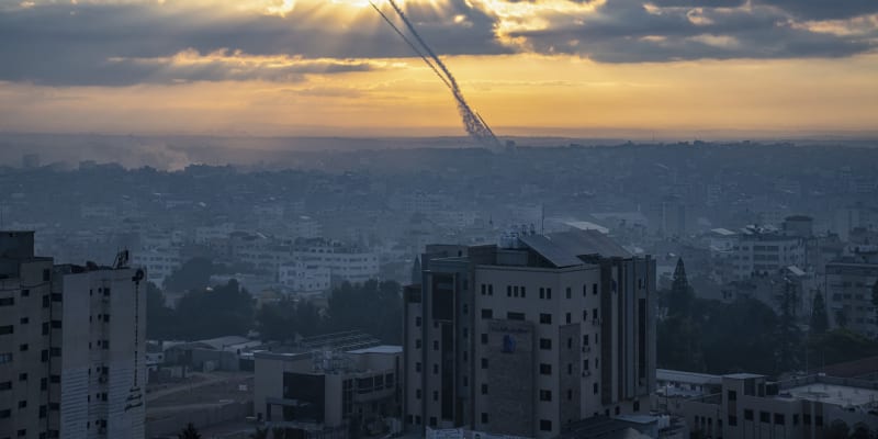 Hamás útočil raketami na Izrael (7. 10. 2023)