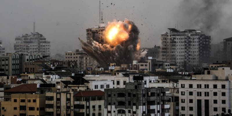 Izraelský letecký útok v Gaze