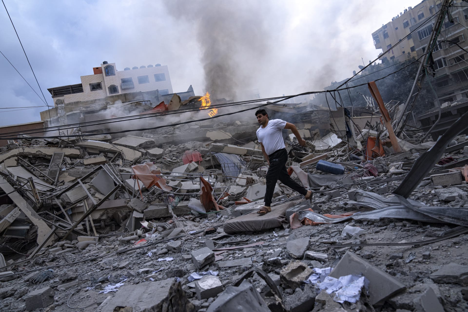 Pásmo Gazy po izraelském náletu
