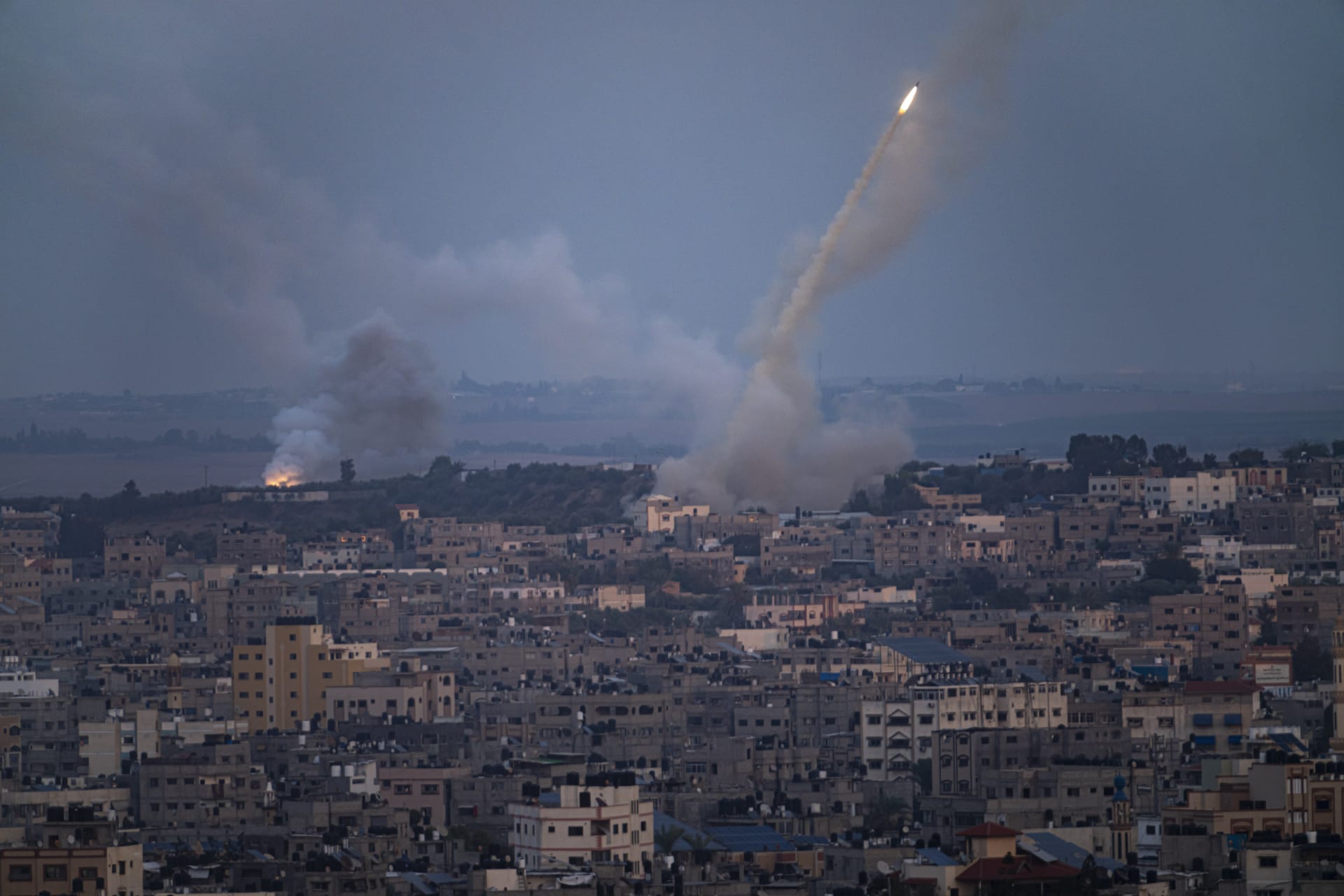 Izrael zaútočil na pásmo Gazy.